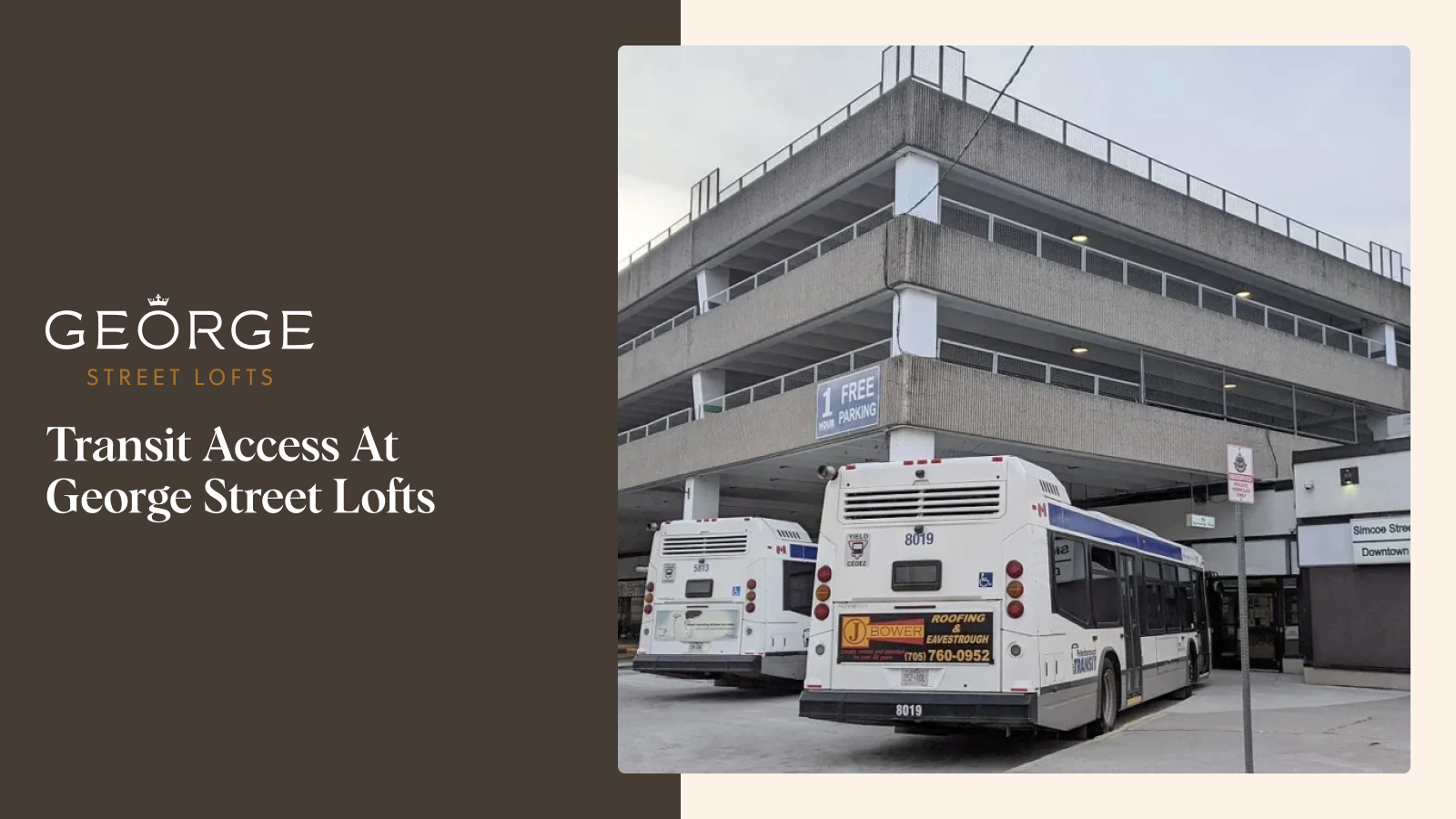 Transit Access at George Street Lofts